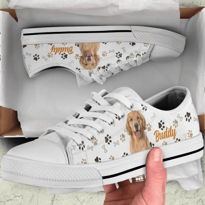 Personalized Dog Photo Sneakers - Gift Idea For Dog Lovers
