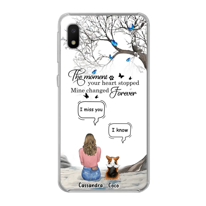 Personalized Pet Phone Case - Up to 4 Pets - Gift Idea For Couple/Dog/Cat Lover - The Moment Your Heart Stopped Mine Changed Forever - Case For iPhone/Samsung