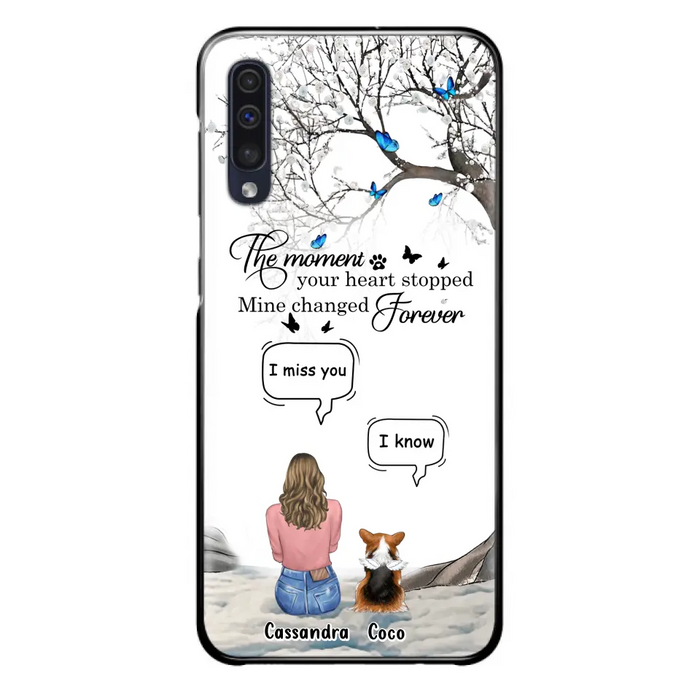 Personalized Pet Phone Case - Up to 4 Pets - Gift Idea For Couple/Dog/Cat Lover - The Moment Your Heart Stopped Mine Changed Forever - Case For iPhone/Samsung