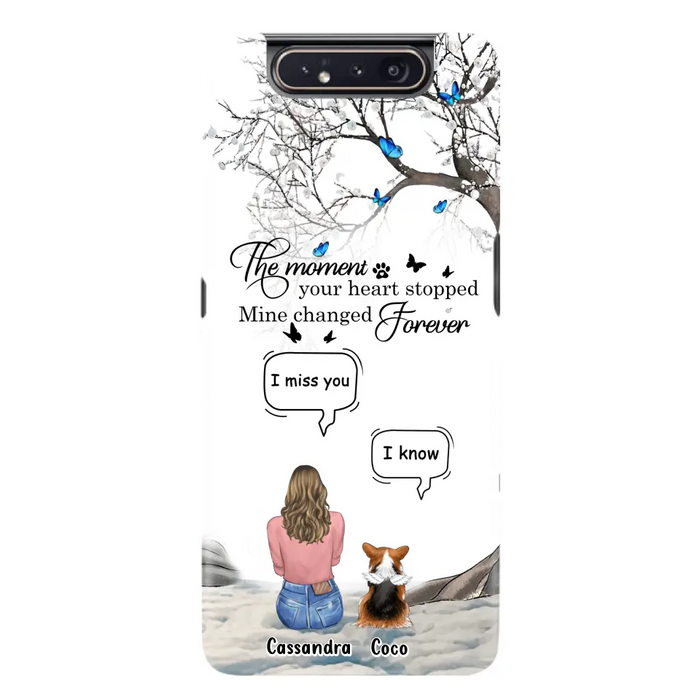Personalized Pet Phone Case - Up to 4 Pets - Gift Idea For Couple/Dog/Cat Lover - The Moment Your Heart Stopped Mine Changed Forever - Case For iPhone/Samsung