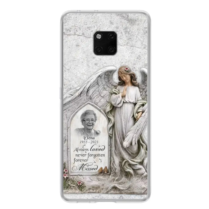 Custom Personalized Memorial Photo Phone Case - Memorial Gift Idea For Family Member - Always Loved Never Forgotten Forever Missed - Case For Xiaomi/ Oppo/ Huawei