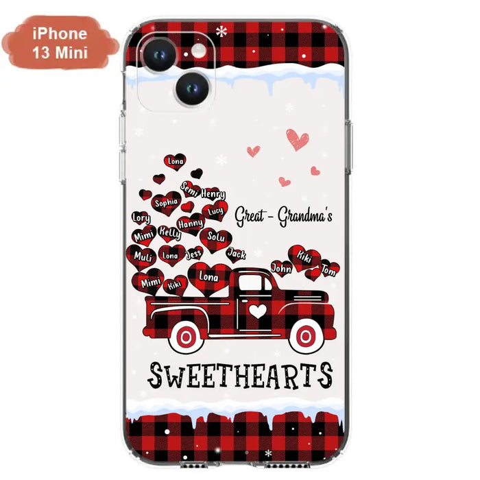 Personalized Grandma Phone Case - Gift Idea For Grandma - Up to 20 Children - Great Grandma's Sweethearts - Case For iPhone/Samsung
