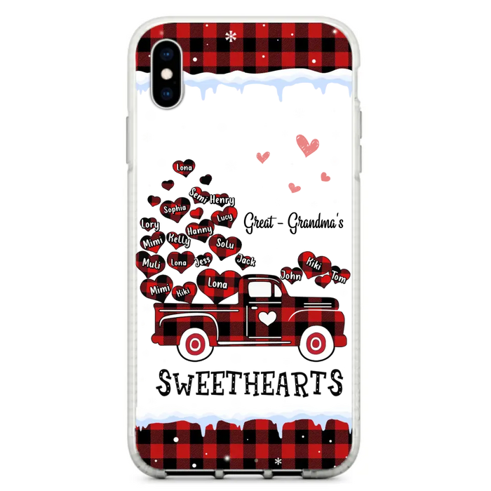Personalized Grandma Phone Case - Gift Idea For Grandma - Up to 20 Children - Great Grandma's Sweethearts - Case For iPhone/Samsung
