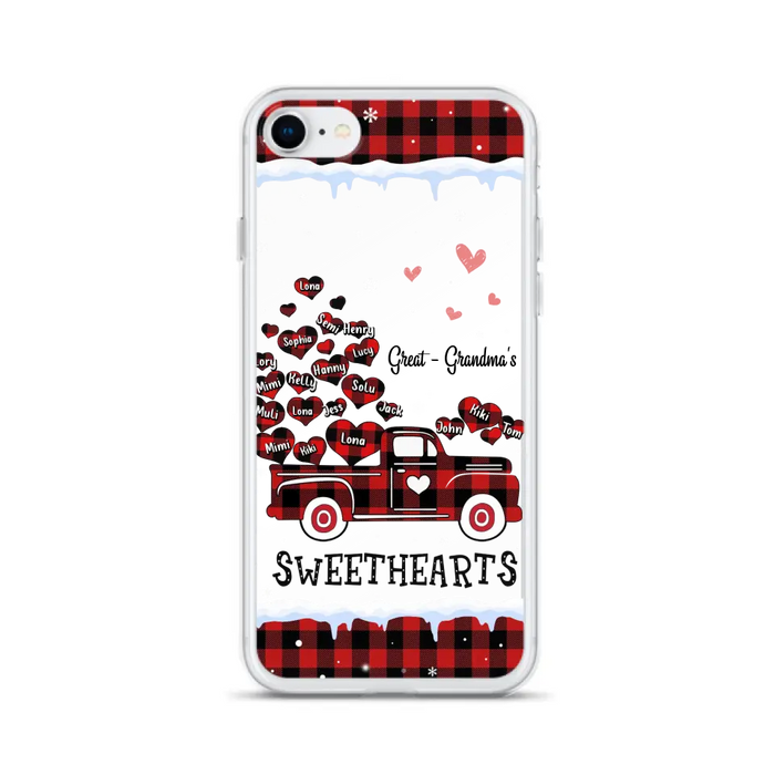 Personalized Grandma Phone Case - Gift Idea For Grandma - Up to 20 Children - Great Grandma's Sweethearts - Case For iPhone/Samsung