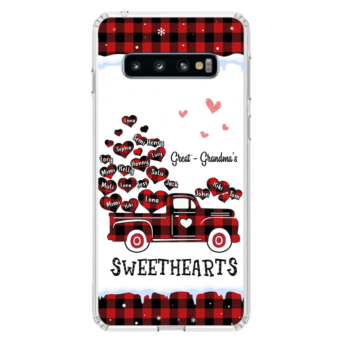 Personalized Grandma Phone Case - Gift Idea For Grandma - Up to 20 Children - Great Grandma's Sweethearts - Case For iPhone/Samsung