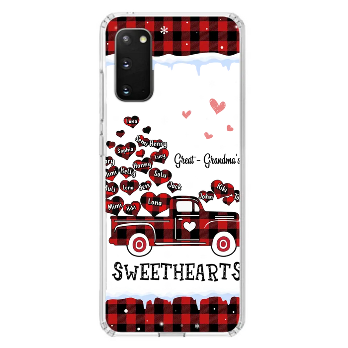 Personalized Grandma Phone Case - Gift Idea For Grandma - Up to 20 Children - Great Grandma's Sweethearts - Case For iPhone/Samsung