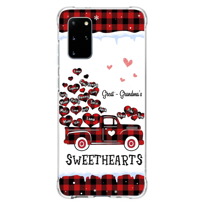 Personalized Grandma Phone Case - Gift Idea For Grandma - Up to 20 Children - Great Grandma's Sweethearts - Case For iPhone/Samsung