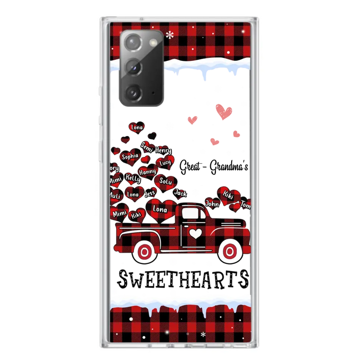 Personalized Grandma Phone Case - Gift Idea For Grandma - Up to 20 Children - Great Grandma's Sweethearts - Case For iPhone/Samsung