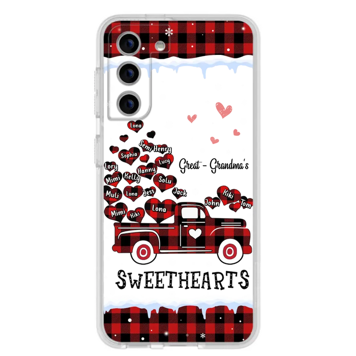 Personalized Grandma Phone Case - Gift Idea For Grandma - Up to 20 Children - Great Grandma's Sweethearts - Case For iPhone/Samsung