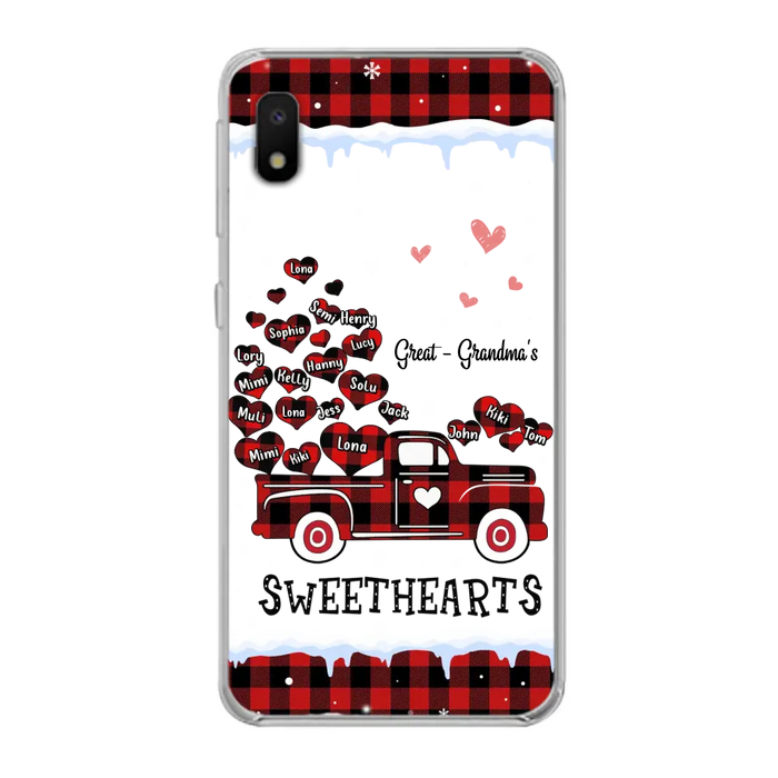 Personalized Grandma Phone Case - Gift Idea For Grandma - Up to 20 Children - Great Grandma's Sweethearts - Case For iPhone/Samsung