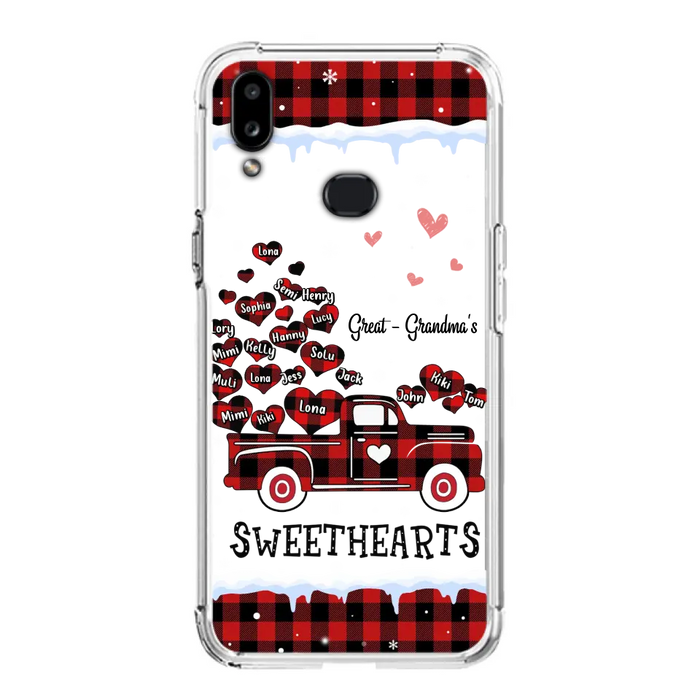 Personalized Grandma Phone Case - Gift Idea For Grandma - Up to 20 Children - Great Grandma's Sweethearts - Case For iPhone/Samsung