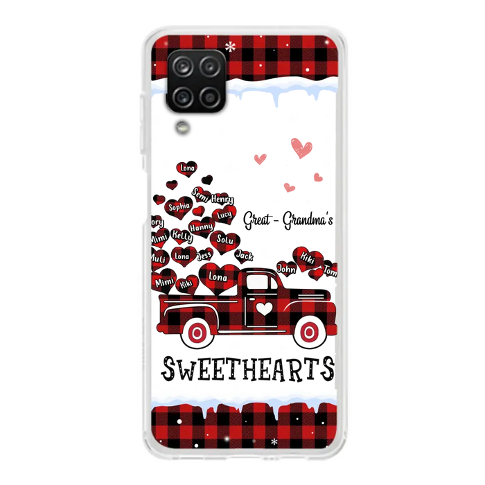 Personalized Grandma Phone Case - Gift Idea For Grandma - Up to 20 Children - Great Grandma's Sweethearts - Case For iPhone/Samsung