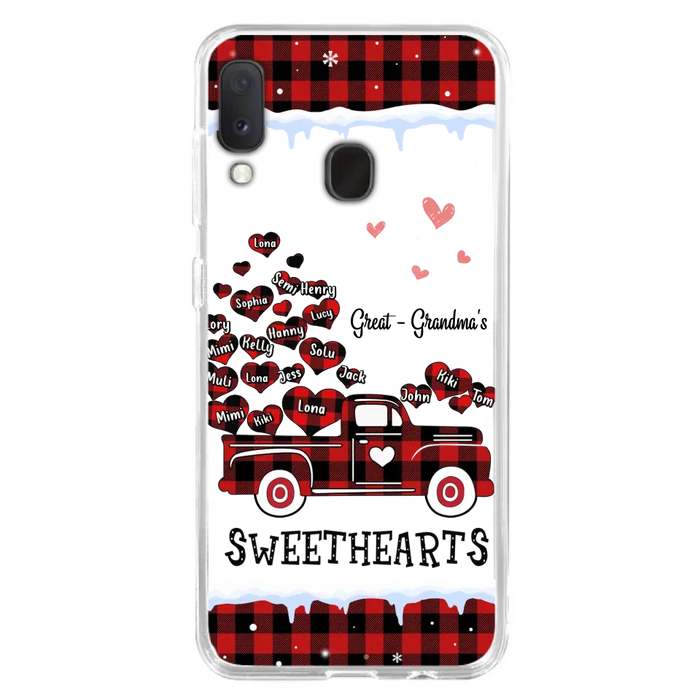 Personalized Grandma Phone Case - Gift Idea For Grandma - Up to 20 Children - Great Grandma's Sweethearts - Case For iPhone/Samsung