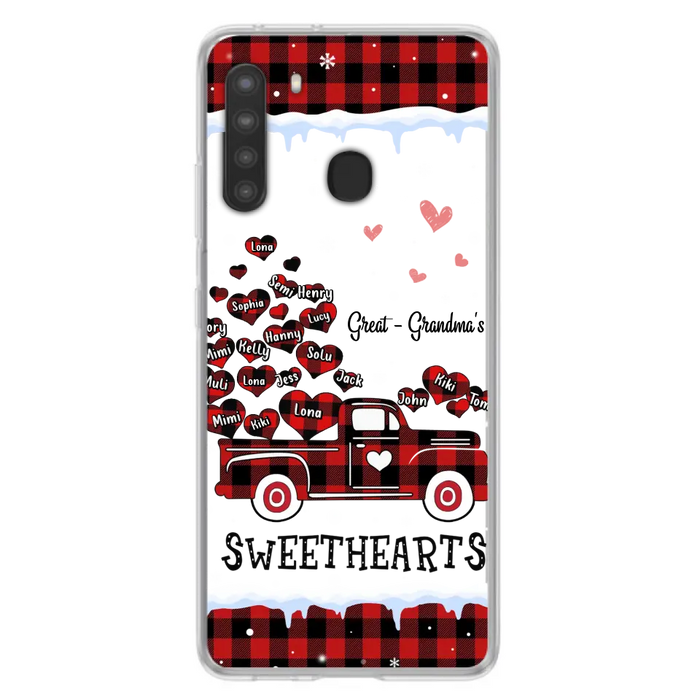 Personalized Grandma Phone Case - Gift Idea For Grandma - Up to 20 Children - Great Grandma's Sweethearts - Case For iPhone/Samsung