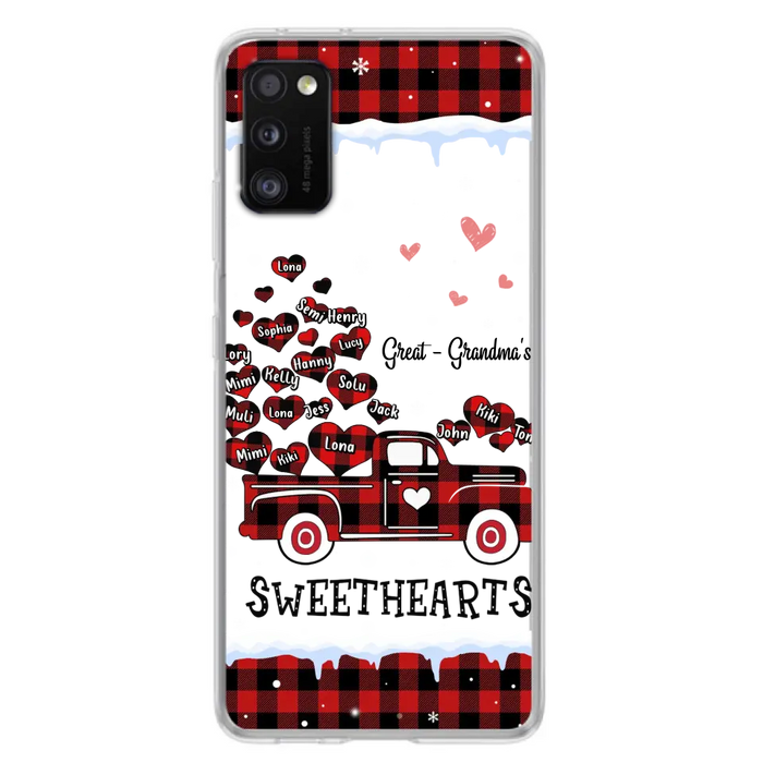 Personalized Grandma Phone Case - Gift Idea For Grandma - Up to 20 Children - Great Grandma's Sweethearts - Case For iPhone/Samsung
