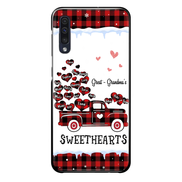 Personalized Grandma Phone Case - Gift Idea For Grandma - Up to 20 Children - Great Grandma's Sweethearts - Case For iPhone/Samsung