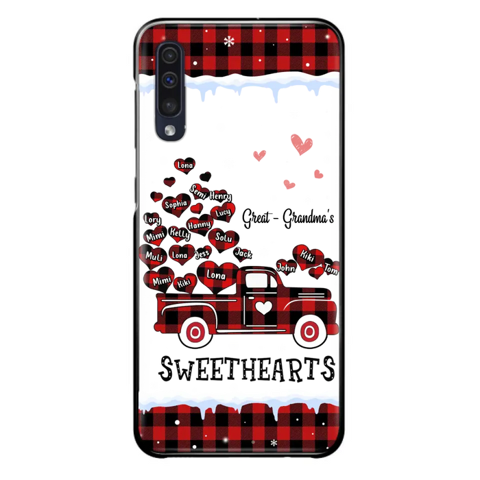 Personalized Grandma Phone Case - Gift Idea For Grandma - Up to 20 Children - Great Grandma's Sweethearts - Case For iPhone/Samsung