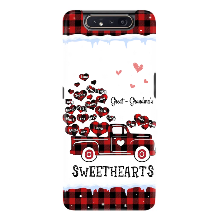 Personalized Grandma Phone Case - Gift Idea For Grandma - Up to 20 Children - Great Grandma's Sweethearts - Case For iPhone/Samsung