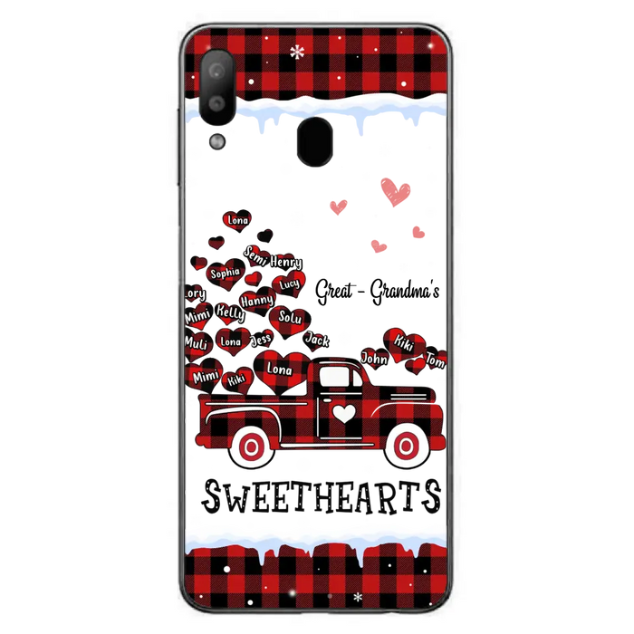 Personalized Grandma Phone Case - Gift Idea For Grandma - Up to 20 Children - Great Grandma's Sweethearts - Case For iPhone/Samsung