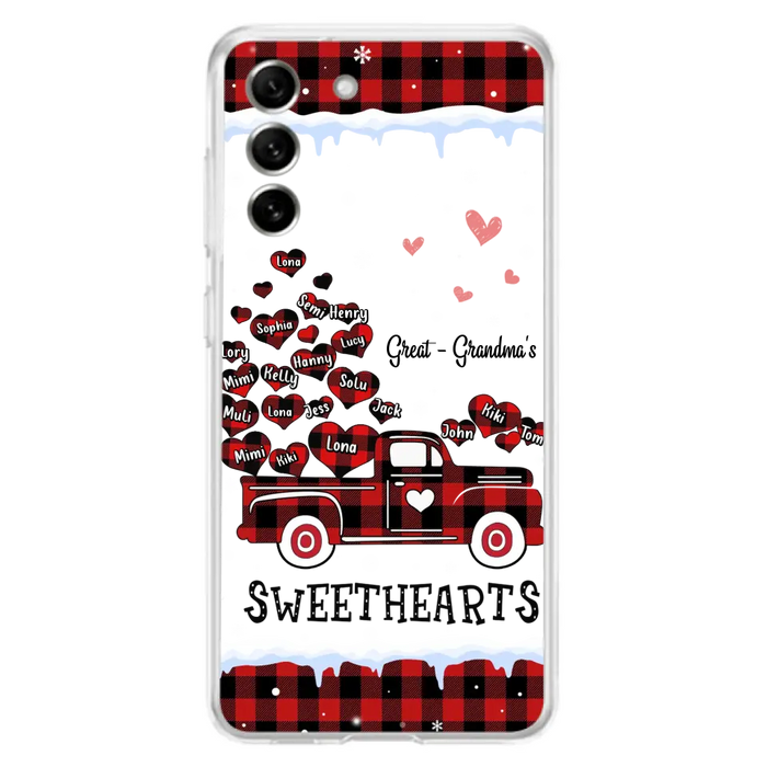 Personalized Grandma Phone Case - Gift Idea For Grandma - Up to 20 Children - Great Grandma's Sweethearts - Case For iPhone/Samsung