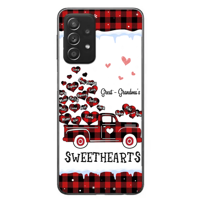 Personalized Grandma Phone Case - Gift Idea For Grandma - Up to 20 Children - Great Grandma's Sweethearts - Case For iPhone/Samsung