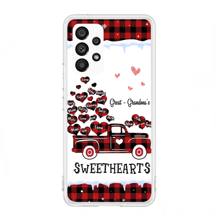 Personalized Grandma Phone Case - Gift Idea For Grandma - Up to 20 Children - Great Grandma's Sweethearts - Case For iPhone/Samsung