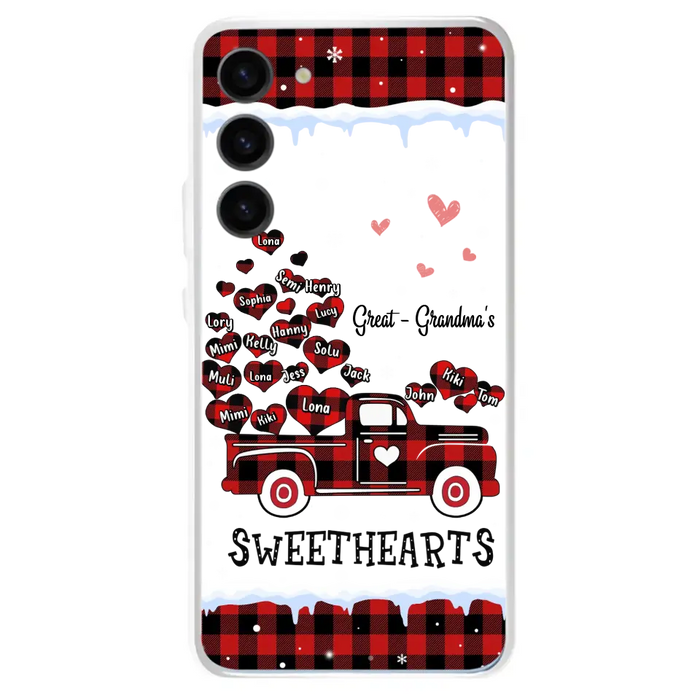 Personalized Grandma Phone Case - Gift Idea For Grandma - Up to 20 Children - Great Grandma's Sweethearts - Case For iPhone/Samsung