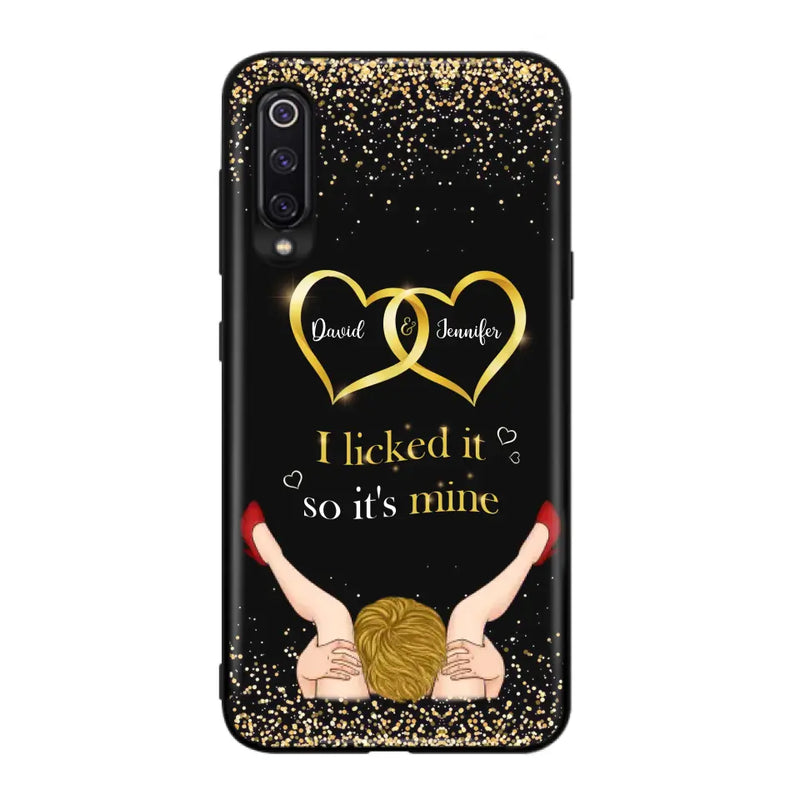 Custom Personalized Couple Phone Case - Gift Idea For Couple/Valentines Day - I Licked It So It's Mine - Case For Oppo/Xiaomi/Huawei