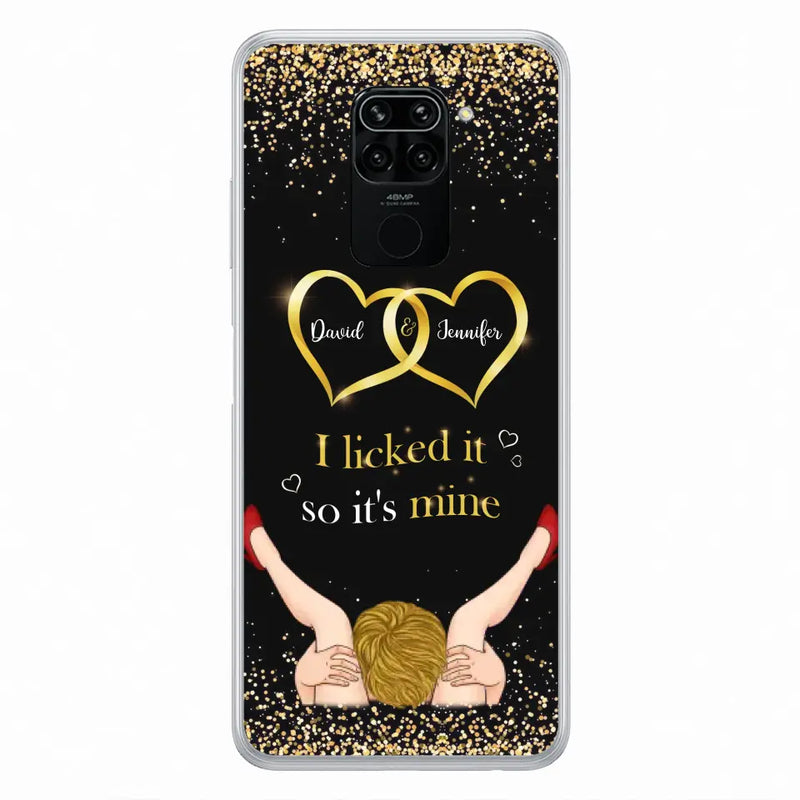 Custom Personalized Couple Phone Case - Gift Idea For Couple/Valentines Day - I Licked It So It's Mine - Case For Oppo/Xiaomi/Huawei
