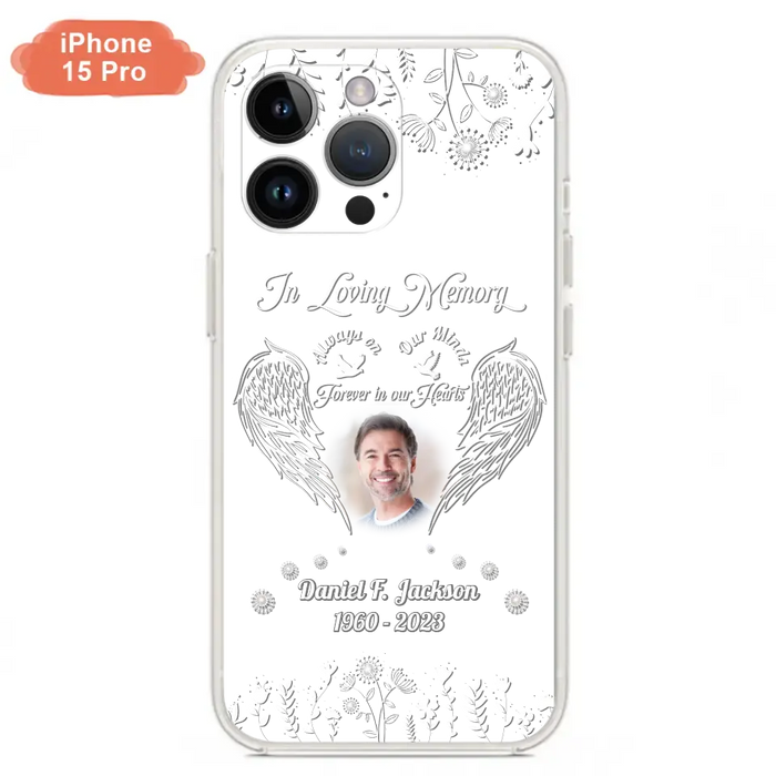 Personalized Memorial Photo Phone Case - Memorial Gift Idea - In Loving Memory