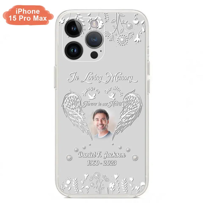 Personalized Memorial Photo Phone Case - Memorial Gift Idea - In Loving Memory
