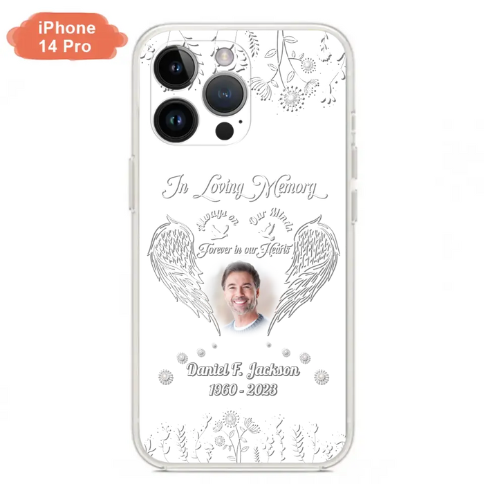 Personalized Memorial Photo Phone Case - Memorial Gift Idea - In Loving Memory