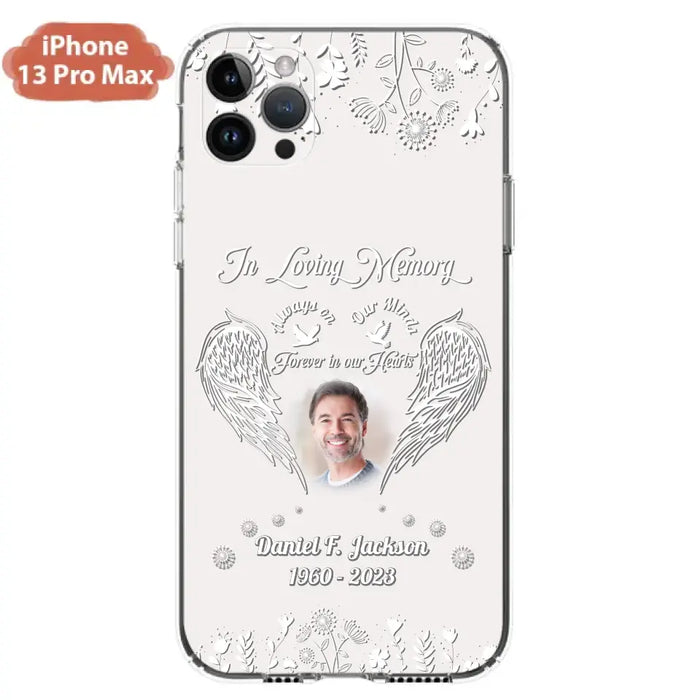 Personalized Memorial Photo Phone Case - Memorial Gift Idea - In Loving Memory