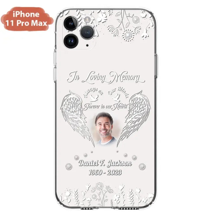 Personalized Memorial Photo Phone Case - Memorial Gift Idea - In Loving Memory