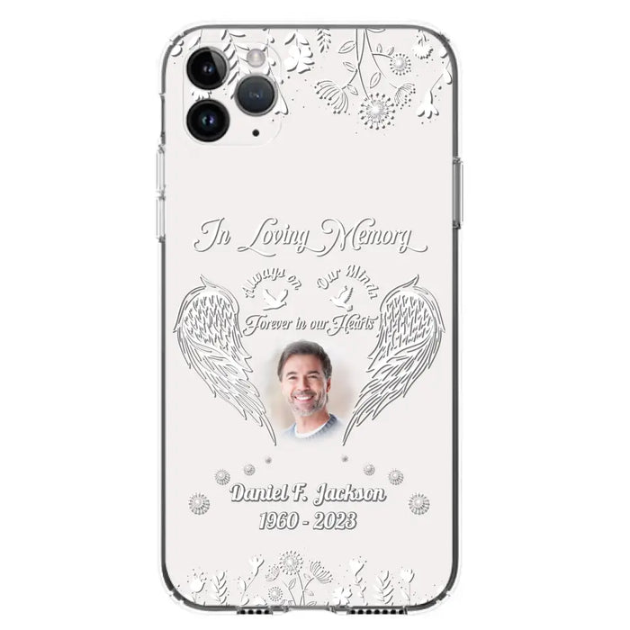 Personalized Memorial Photo Phone Case - Memorial Gift Idea - In Loving Memory