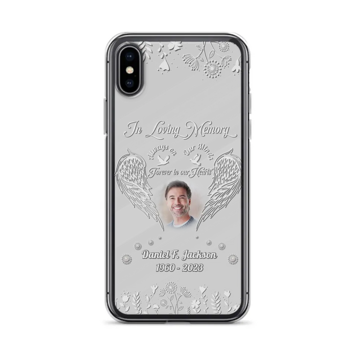 Personalized Memorial Photo Phone Case - Memorial Gift Idea - In Loving Memory