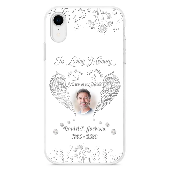Personalized Memorial Photo Phone Case - Memorial Gift Idea - In Loving Memory