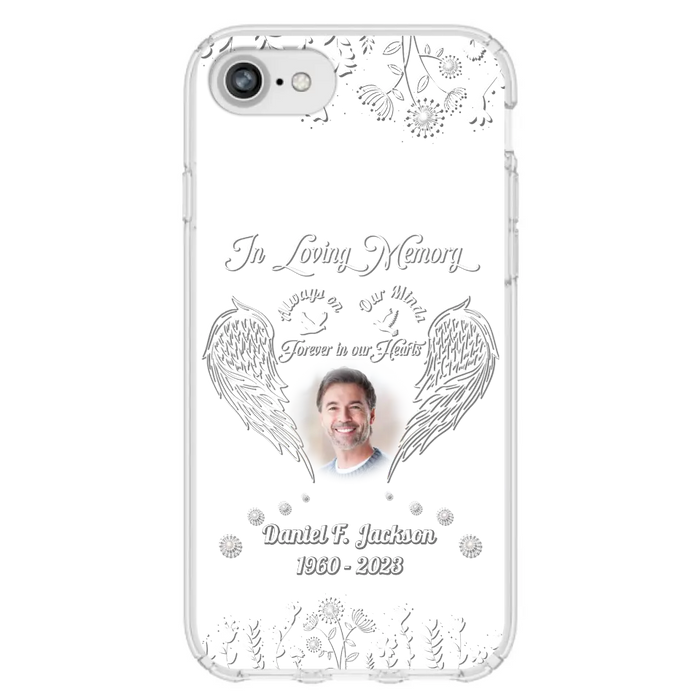 Personalized Memorial Photo Phone Case - Memorial Gift Idea - In Loving Memory