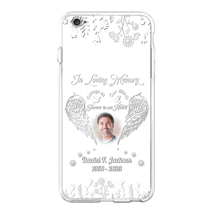 Personalized Memorial Photo Phone Case - Memorial Gift Idea - In Loving Memory