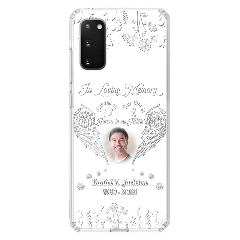 Personalized Memorial Photo Phone Case - Memorial Gift Idea - In Loving Memory