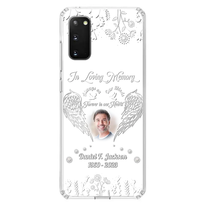 Personalized Memorial Photo Phone Case - Memorial Gift Idea - In Loving Memory