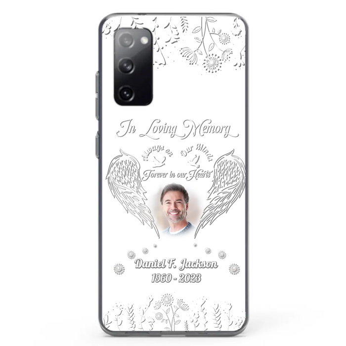 Personalized Memorial Photo Phone Case - Memorial Gift Idea - In Loving Memory