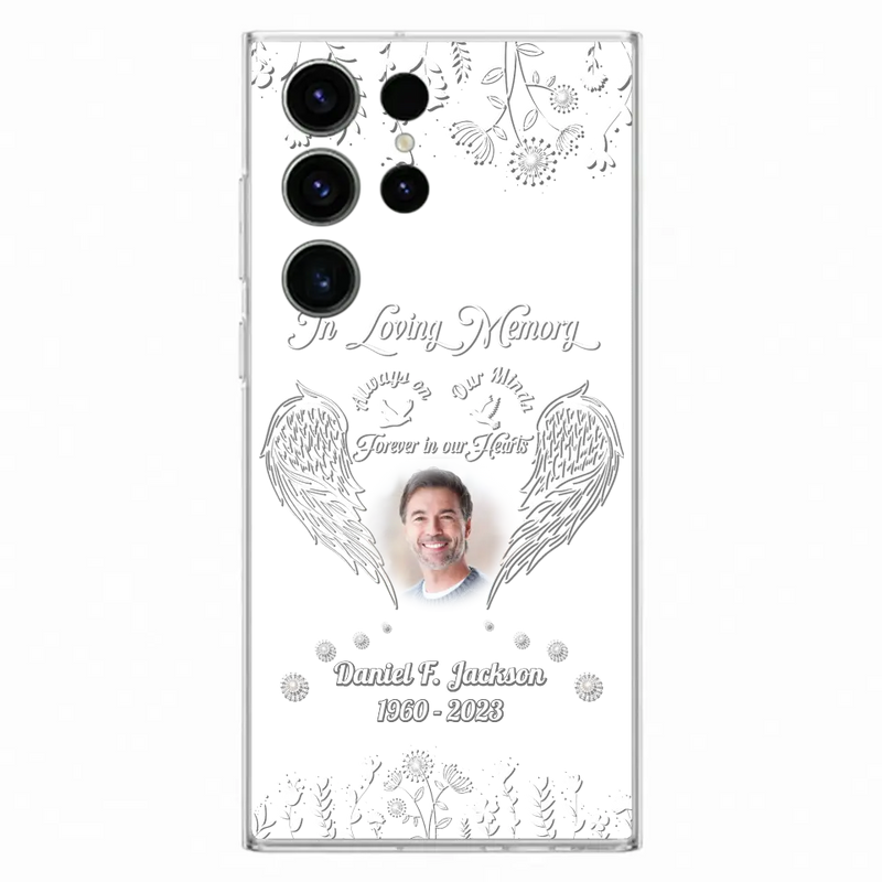 Personalized Memorial Photo Phone Case - Memorial Gift Idea - In Loving Memory