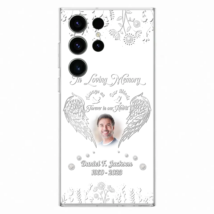 Personalized Memorial Photo Phone Case - Memorial Gift Idea - In Loving Memory