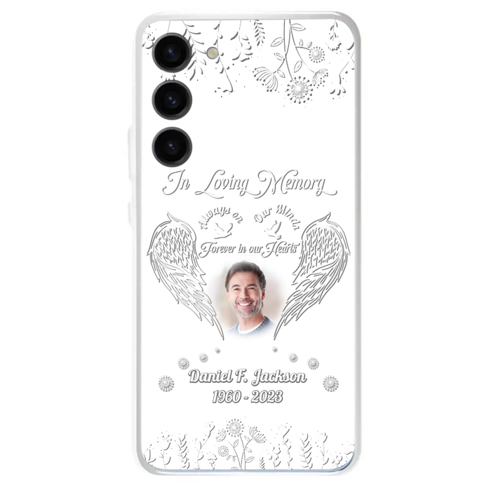 Personalized Memorial Photo Phone Case - Memorial Gift Idea - In Loving Memory