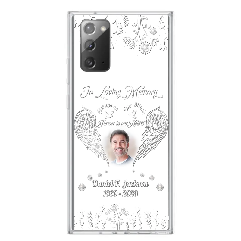 Personalized Memorial Photo Phone Case - Memorial Gift Idea - In Loving Memory