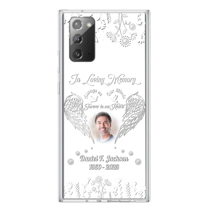 Personalized Memorial Photo Phone Case - Memorial Gift Idea - In Loving Memory