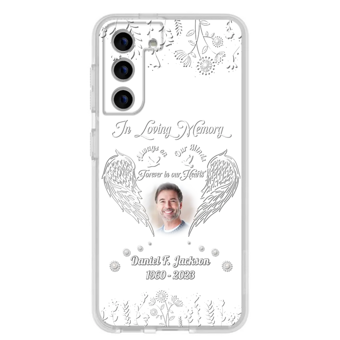 Personalized Memorial Photo Phone Case - Memorial Gift Idea - In Loving Memory