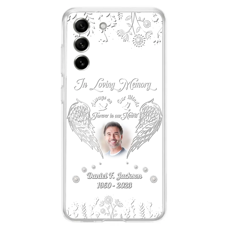 Personalized Memorial Photo Phone Case - Memorial Gift Idea - In Loving Memory