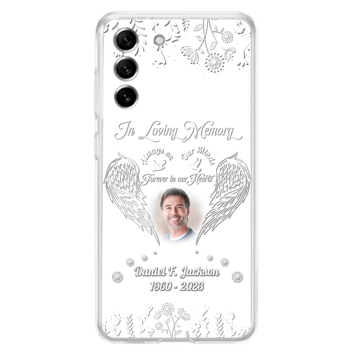 Personalized Memorial Photo Phone Case - Memorial Gift Idea - In Loving Memory